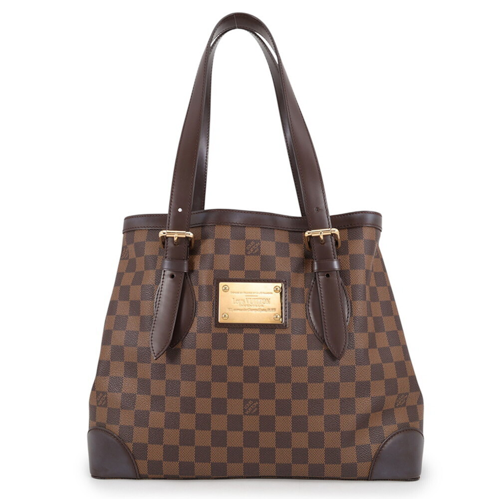 Louis Vuitton Damier Ebene Hampstead MM Shoulder Bag N51204 LOUIS VUITTON Tot...